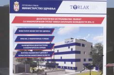 Minister Vučević lays foundation stone of new facility at “Torlak” 