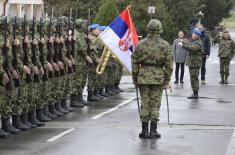 President of the Republic visits SAF units in Niš garrison