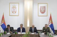 Predsednik Vučić prisustvovao sednici proširenog Kolegijuma načelnika Generalštaba