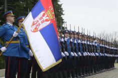 President of Central African Republic lays wreath at Monument to Unknown Hero on Mount Avala