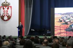 Minister Vučević attends ceremony marking 75th anniversary of Military Technical Institute