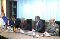 Minister Vučević meets with Director for South-Eastern Europe, Turkey, OSCE and Council of Europe in German Federal Foreign Office Reiffenstuel