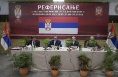 Predsednik Vučić prisustvovao referisanju o analizi stanja i sposobnosti Vojske Srbije za 2024. godinu