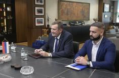 Састанак министра Гашића са министром привреде и предузетништва Републике Српске 