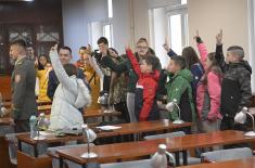 Primary School Pupils from Kosovo and Metohija Visit Military Academy