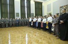 Military schools celebrate Saint Sava Day