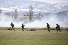 Demonstration of capabilities of part of AF and AD helicopter units and 63rd Parachute Brigade