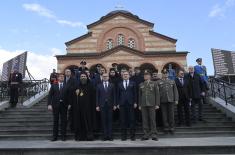 Minister Vučević attends unveiling of memorial plaques commemorating new Kosovo heroes in church in Niš