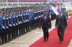 President of Central African Republic on official visit to Republic of Serbia 