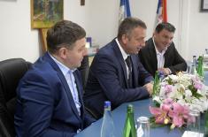 Ministar Gašić obišao kompaniju „Resor“ u Gadžinom Hanu
