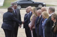 President of Central African Republic on official visit to Republic of Serbia 