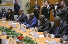 President of Central African Republic on official visit to Republic of Serbia 