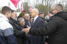 Minister Vučević attends unveiling of memorial plaques commemorating new Kosovo heroes in church in Niš