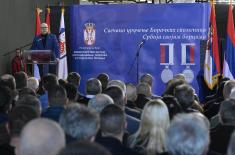 Veteran Commemorative Medals awarded to veterans, war-disabled and families of fallen soldiers from Apatin municipality