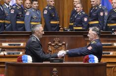 Svečanost povodom završetka školovanja 13. klase VSBO i oficira 67. klase GŠU