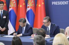 President Vučić welcomes Chinese President Xi Jinping