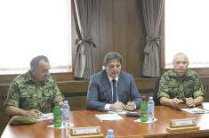 Minister Gašić visits Army Command in Niš