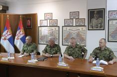 Minister Gašić visits Army Command in Niš