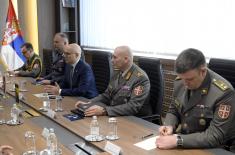Састанак министра Вучевића са начелником Заједничког штаба Оружаних снага Босне и Херцеговине