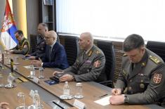 Minister Vučević meets with Chief of Joint Staff of BiH Armed Forces 