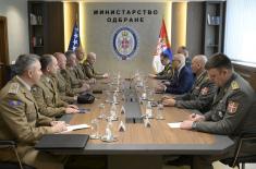 Sastanak ministra Vučevića sa načelnikom Zajedničkog štaba Oružanih snaga Bosne i Hercegovine