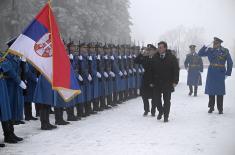 Ministar Gašić položio venac na Spomenik na Avali povodom Dana državnosti