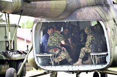 Minister Gašić visits 63rd Parachute Brigade
