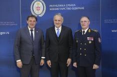 Prijem ministra odbrane i načelnika Generalštaba povodom novogodišnjih i božićnih praznika