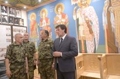 Minister Gašić visits Army Command in Niš