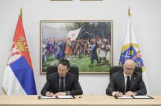 Minister Vučević signs Cooperation Agreement with Institute of History