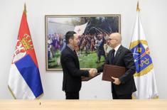 Minister Vučević signs Cooperation Agreement with Institute of History