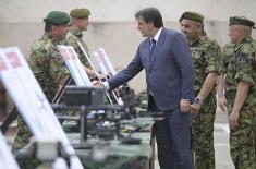 Minister Gašić visits Army Command in Niš