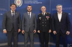 Prijem ministra odbrane i načelnika Generalštaba povodom novogodišnjih i božićnih praznika
