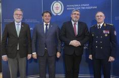 Prijem ministra odbrane i načelnika Generalštaba povodom novogodišnjih i božićnih praznika