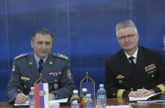 Експертски штабни разговори са делегацијом Команде здружених снага НАТО у Напуљу
