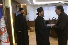 Sastanak ministra Gašića sa vojnim episkopom Dositejem