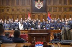 Svečanost povodom završetka školovanja 13. klase VSBO i oficira 67. klase GŠU