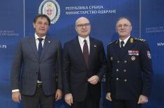 Prijem ministra odbrane i načelnika Generalštaba povodom novogodišnjih i božićnih praznika