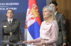 Minister Gašić attends celebration of 15th anniversary of MMA Medical Faculty