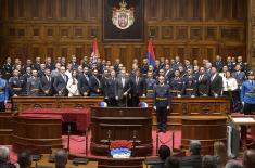 Svečanost povodom završetka školovanja 13. klase VSBO i oficira 67. klase GŠU