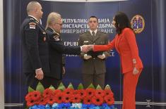 Minister Vučević Attends Celebration of University of Defence Day