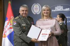 Minister Gašić attends celebration of 15th anniversary of MMA Medical Faculty