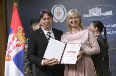 Minister Gašić attends celebration of 15th anniversary of MMA Medical Faculty