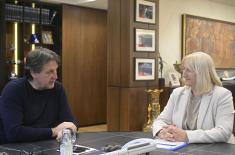Minister of Defence meets with director of Serbian Commodity Reserves Directorate
