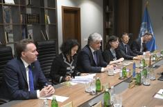 Састанак министра Гашића са помоћником генералног секретара Уједињених нација Јенчом