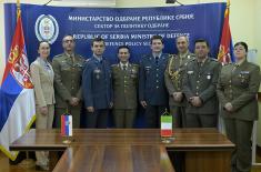 Bilateral defence consultation with Italian Republic