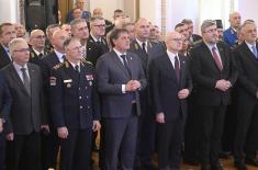 Prijem ministra odbrane i načelnika Generalštaba povodom novogodišnjih i božićnih praznika