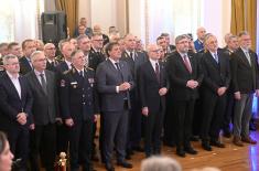 Prijem ministra odbrane i načelnika Generalštaba povodom novogodišnjih i božićnih praznika