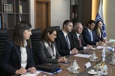 Састанак министра Вучевића са председавајућим ОЕБС Ијаном Борџом 