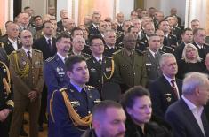 Prijem ministra odbrane i načelnika Generalštaba povodom novogodišnjih i božićnih praznika